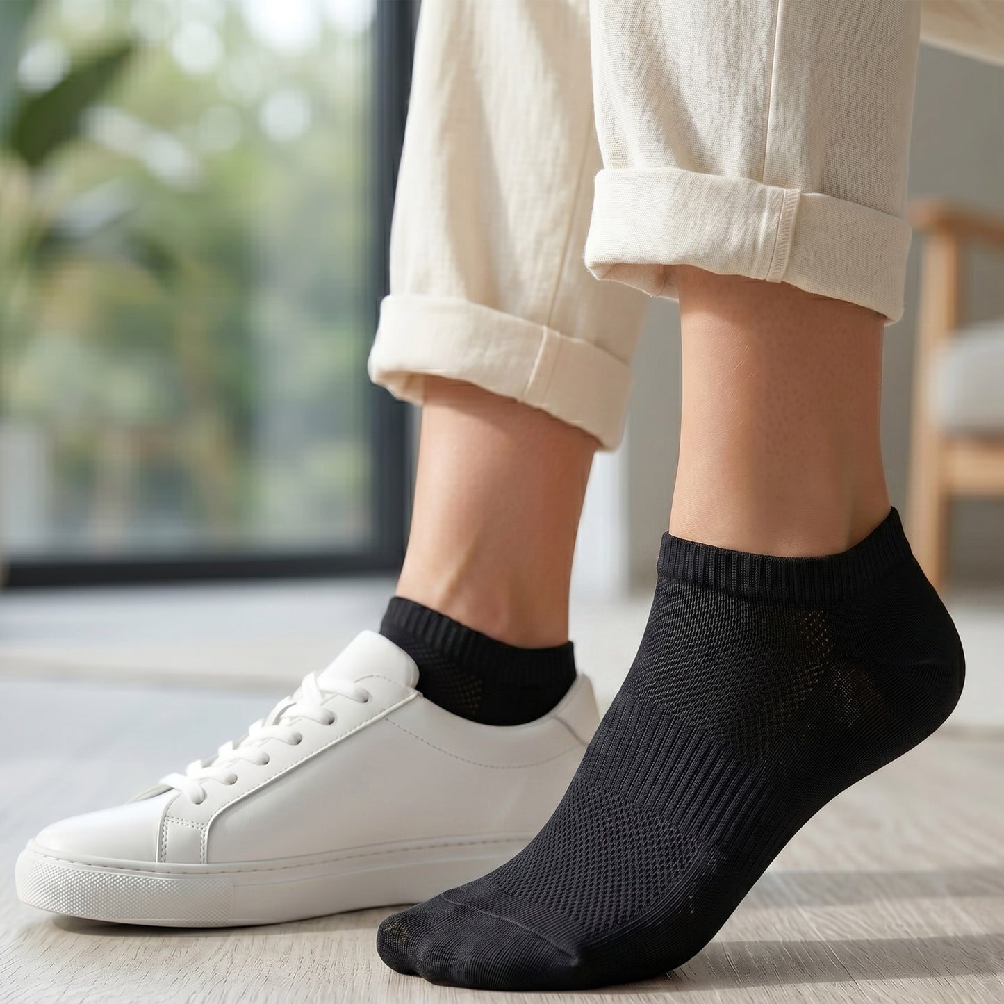 Women's 6-12 Pairs Cotton Ankle Athletic Running Socks Low Cut Breathable Cushioned