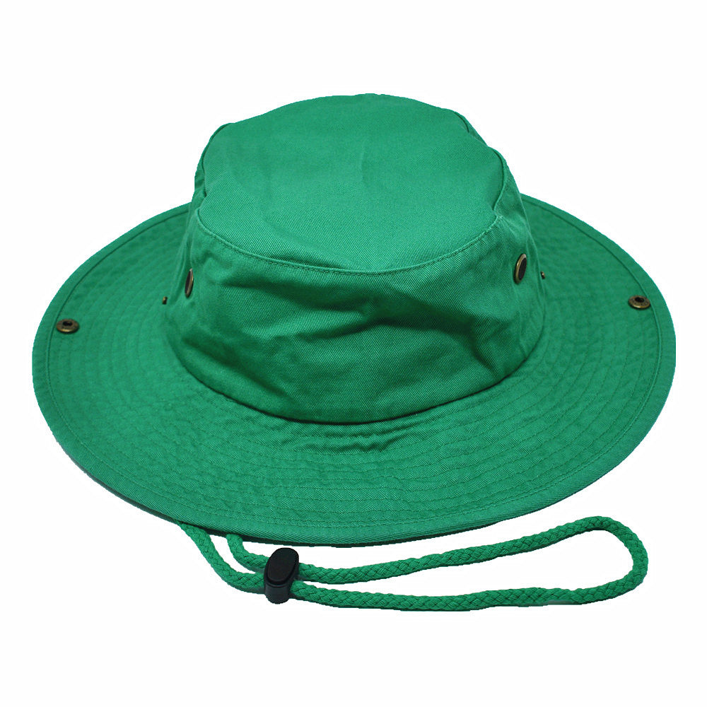 Unisex Boonie Bucket Hat Wide Brim 100% Cotton Sun Safari Fishing Caps