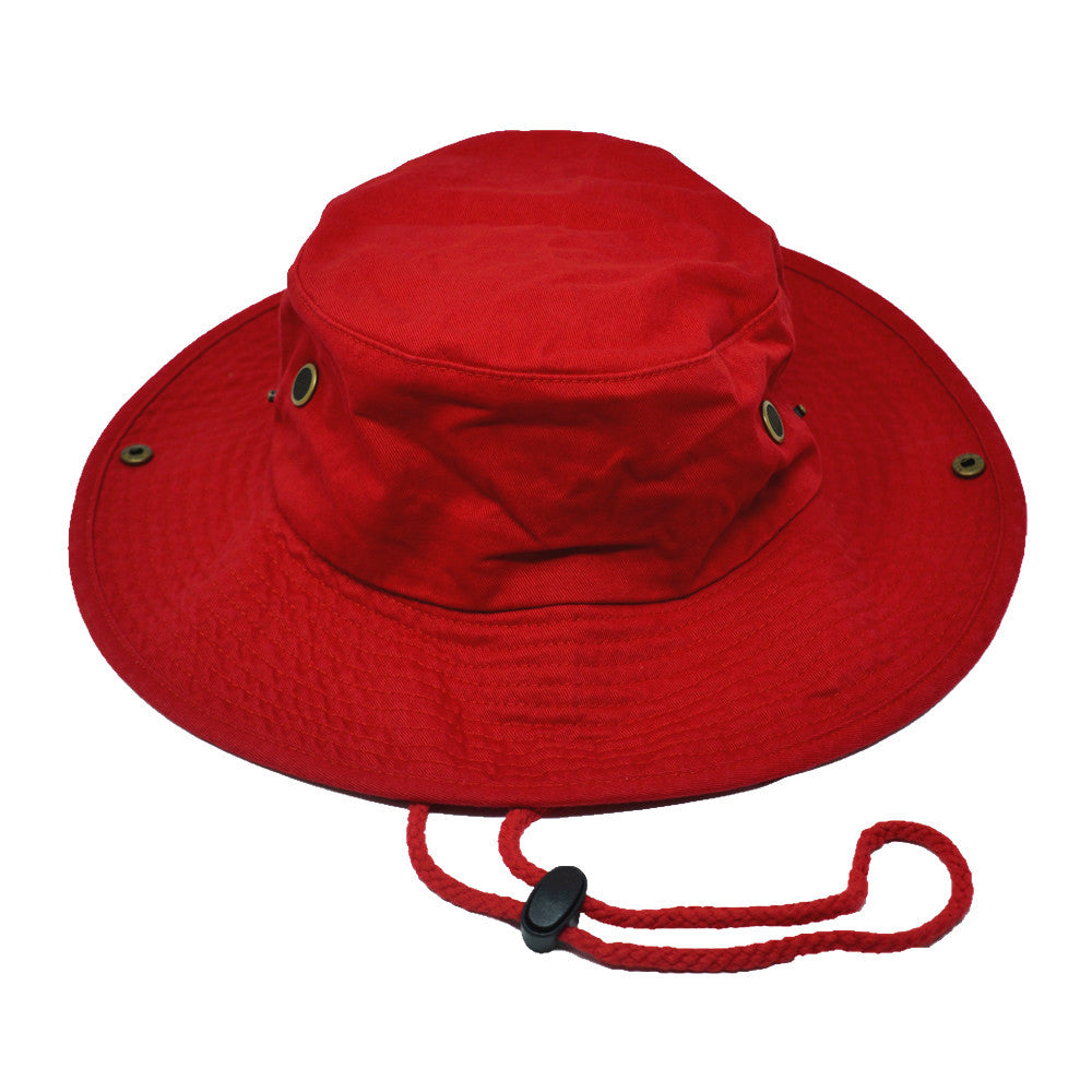 Unisex Boonie Bucket Hat Wide Brim 100% Cotton Sun Safari Fishing Caps