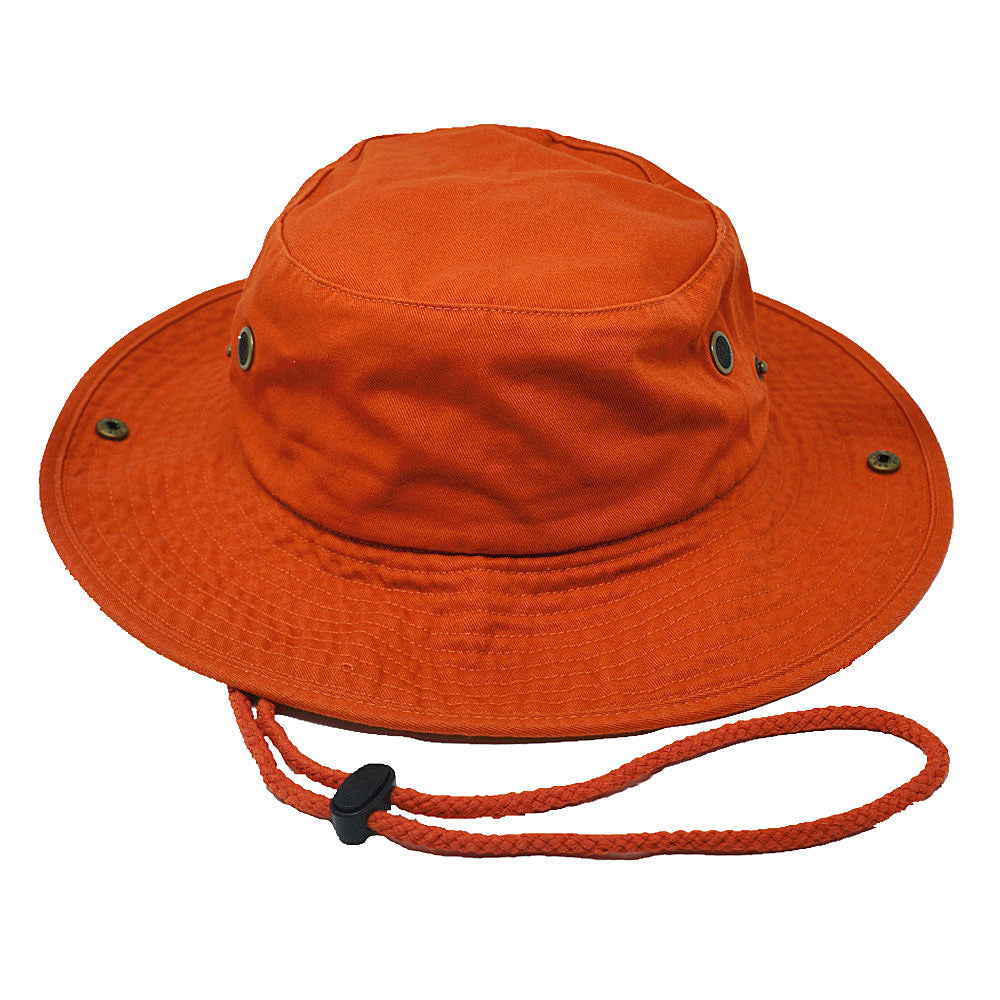 Unisex Boonie Bucket Hat Wide Brim 100% Cotton Sun Safari Fishing Caps