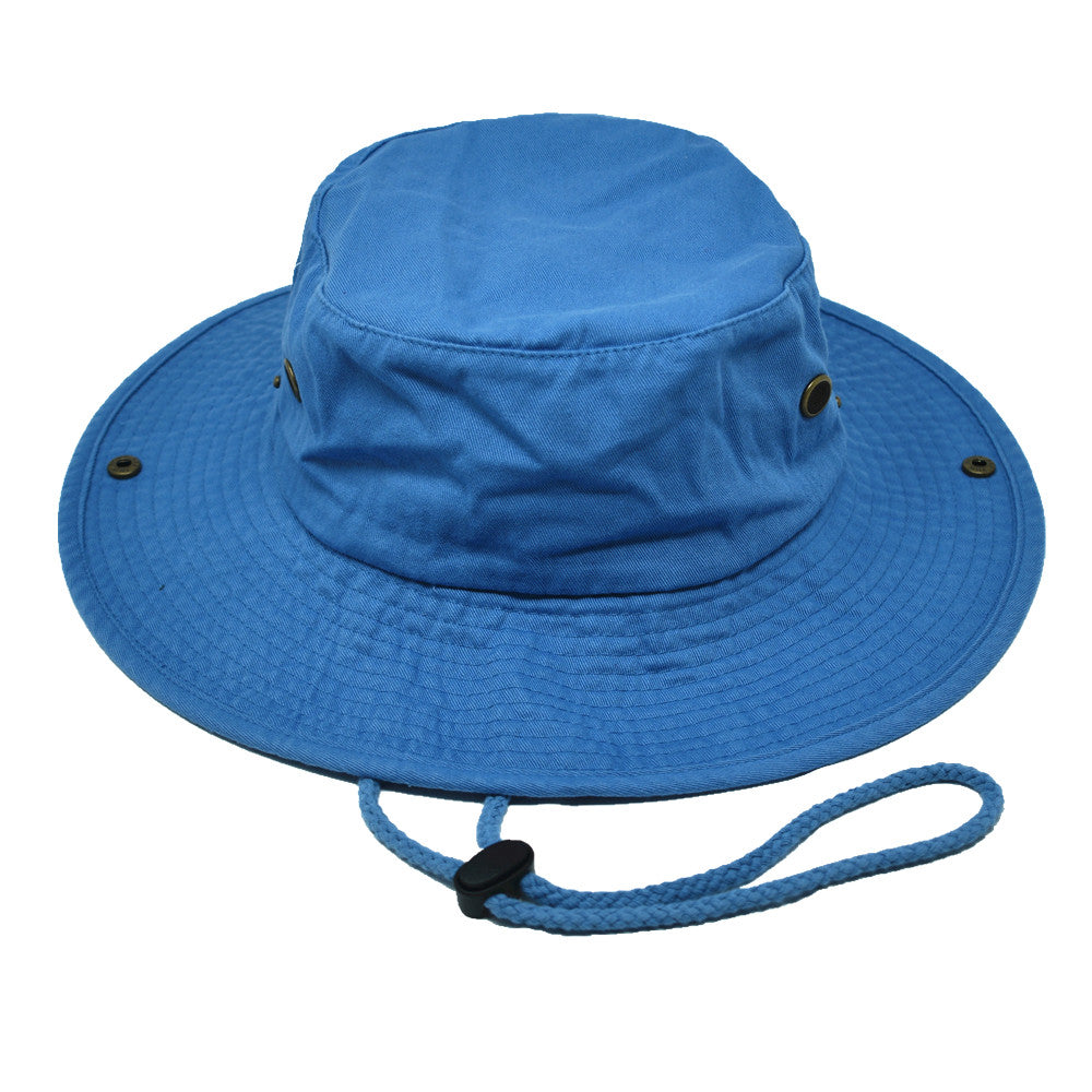 Unisex Boonie Bucket Hat Wide Brim 100% Cotton Sun Safari Fishing Caps
