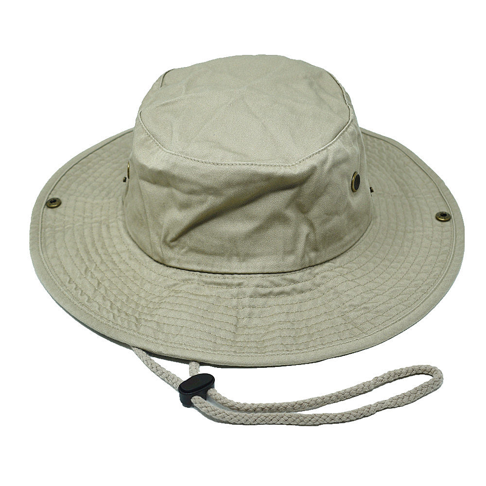 Unisex Boonie Bucket Hat Wide Brim 100% Cotton Sun Safari Fishing Caps