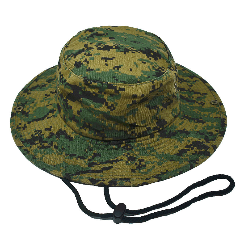 Unisex Boonie Bucket Hat Wide Brim 100% Cotton Sun Safari Fishing Caps