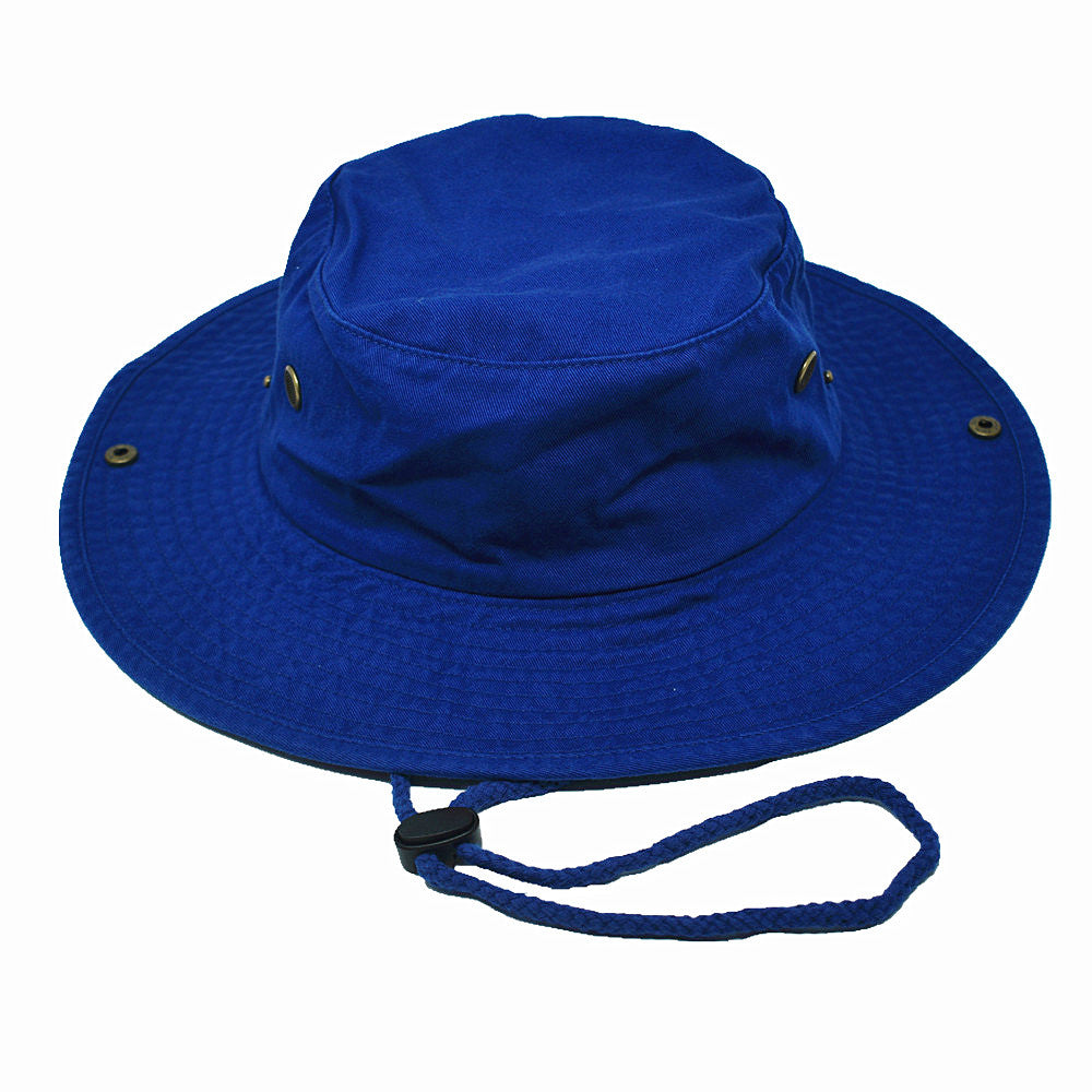 Unisex Boonie Bucket Hat Wide Brim 100% Cotton Sun Safari Fishing Caps