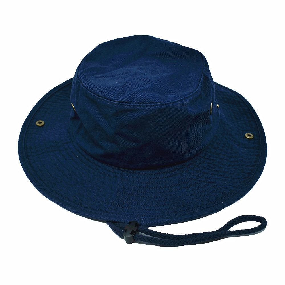 Unisex Boonie Bucket Hat Wide Brim 100% Cotton Sun Safari Fishing Caps