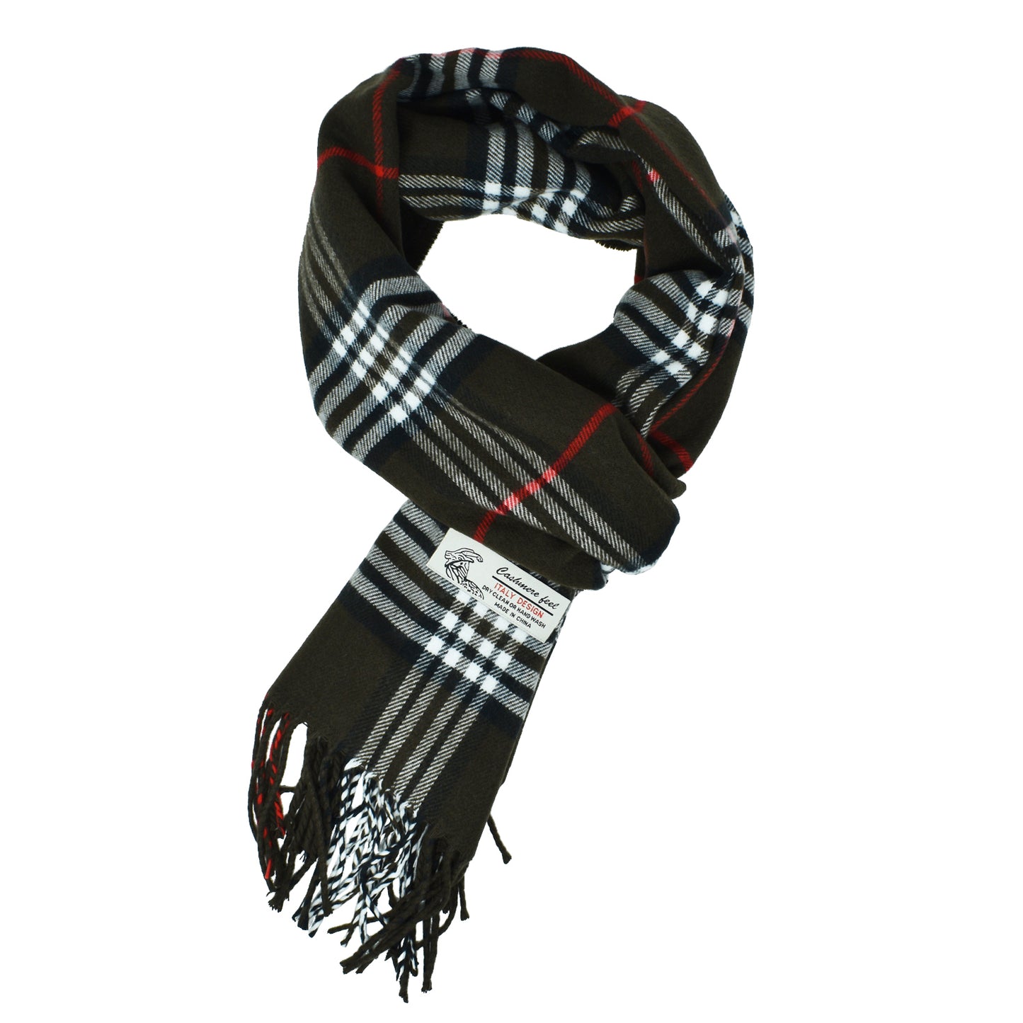 Unisex Winter Tartan Plaid Scarves Cashmere Feel Classic Super Soft Luxurious Scarf