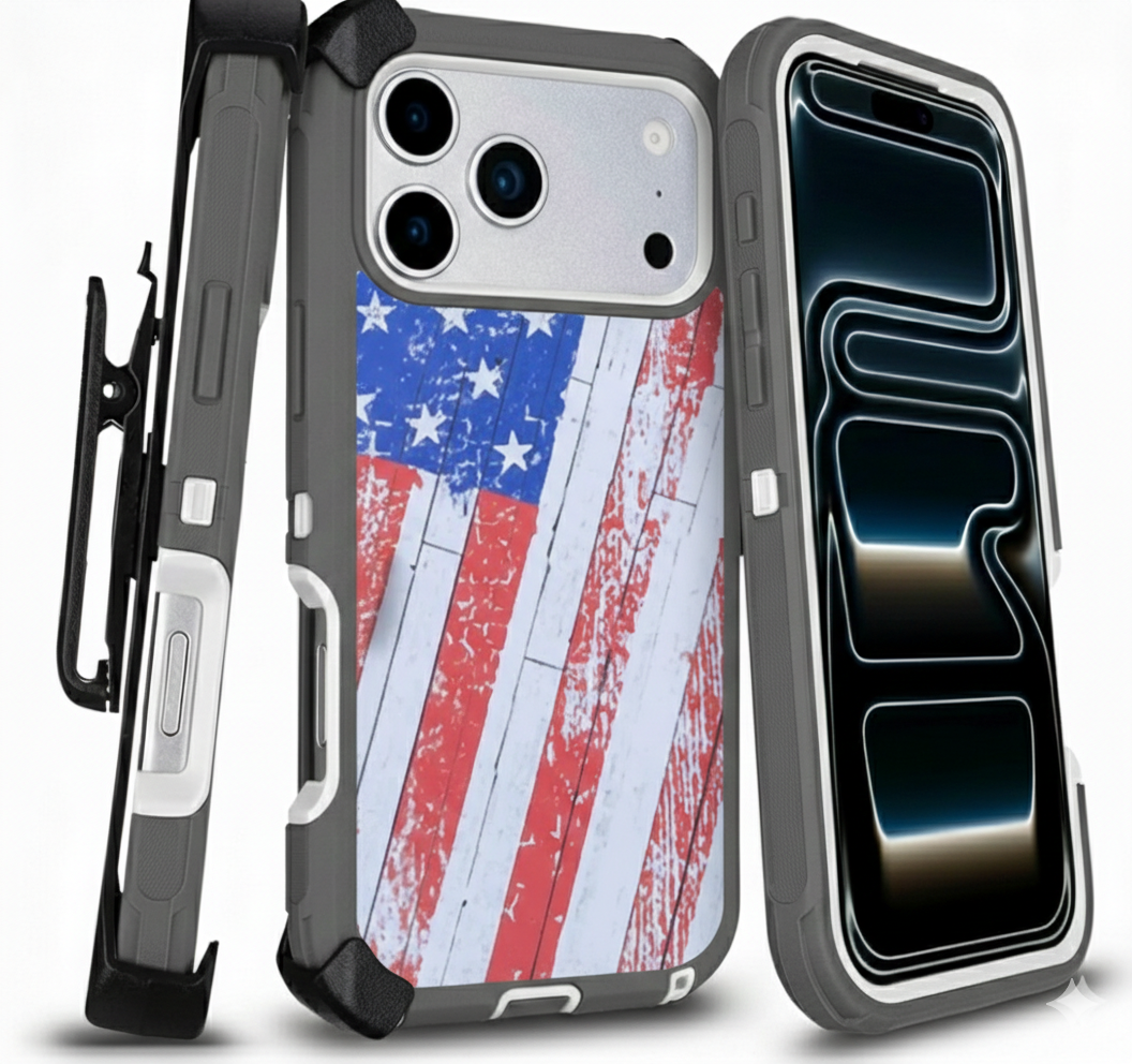 Heavy Duty Shockproof Holster Case For Apple iPhone 17 17e Air 16e 16 15 Plus 14 13 12 Pro Max Cover with Belt Clip