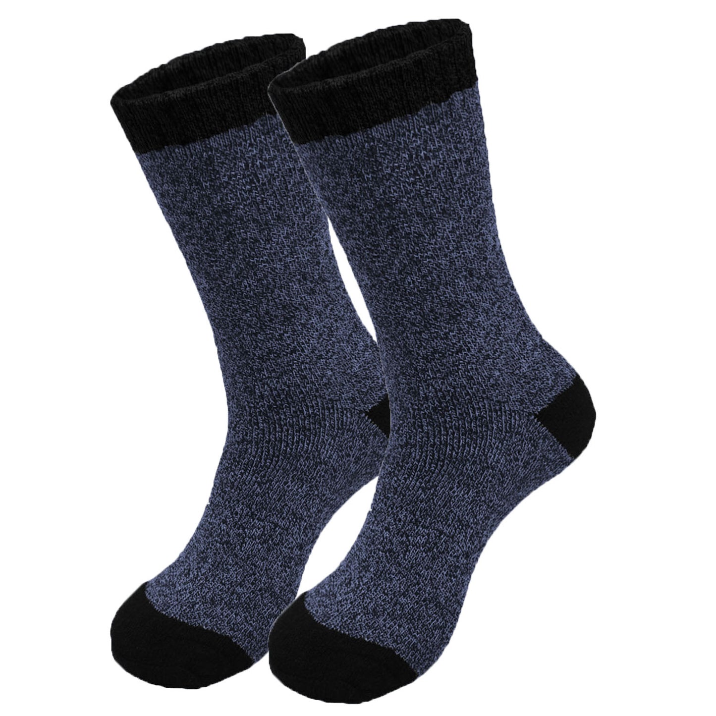 Men's Winter Thermal Heated Boots Warm Work Cotton Crew Socks Size 10-13