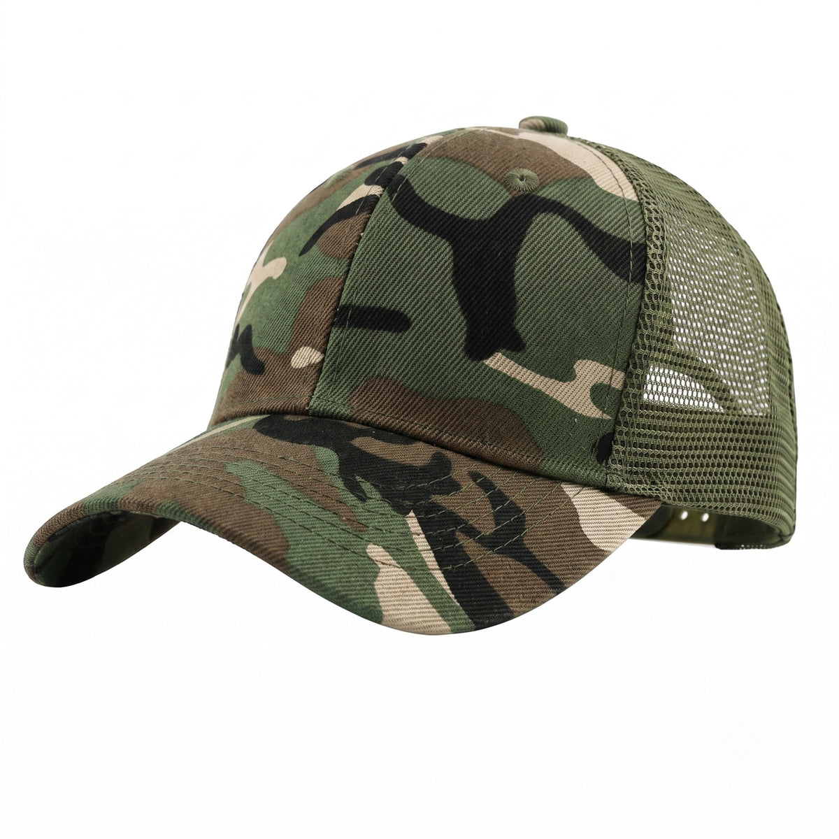 Unisex Mesh Back Baseball Cap Solid Breathable Sun Visor Plain Blank Trucker Hats Adjustable Caps