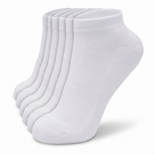 Women's 6-12 Pairs Cotton Ankle Athletic Running Socks Low Cut Breathable Cushioned