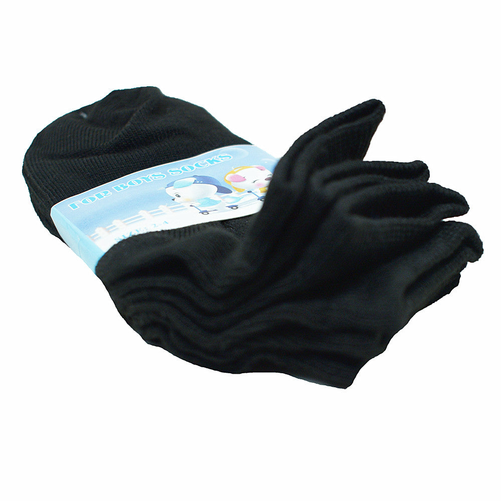 Kids Baby Toddler Solid Plain Ankle Boys Girls Socks Cotton Size 0-8