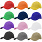 12-Pack Plain Baseball Cap Adjustable Solid Blank Curved Sun Visor Hat