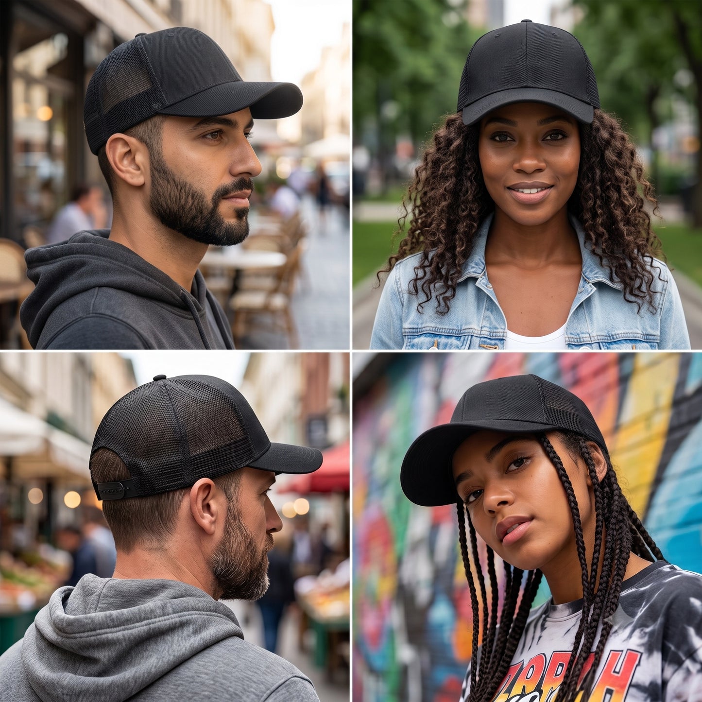 12-Pack Lot Unisex Mesh Back Baseball Cap Sun Visor Breathable Plain Blank Trucker Hats Adjustable Caps
