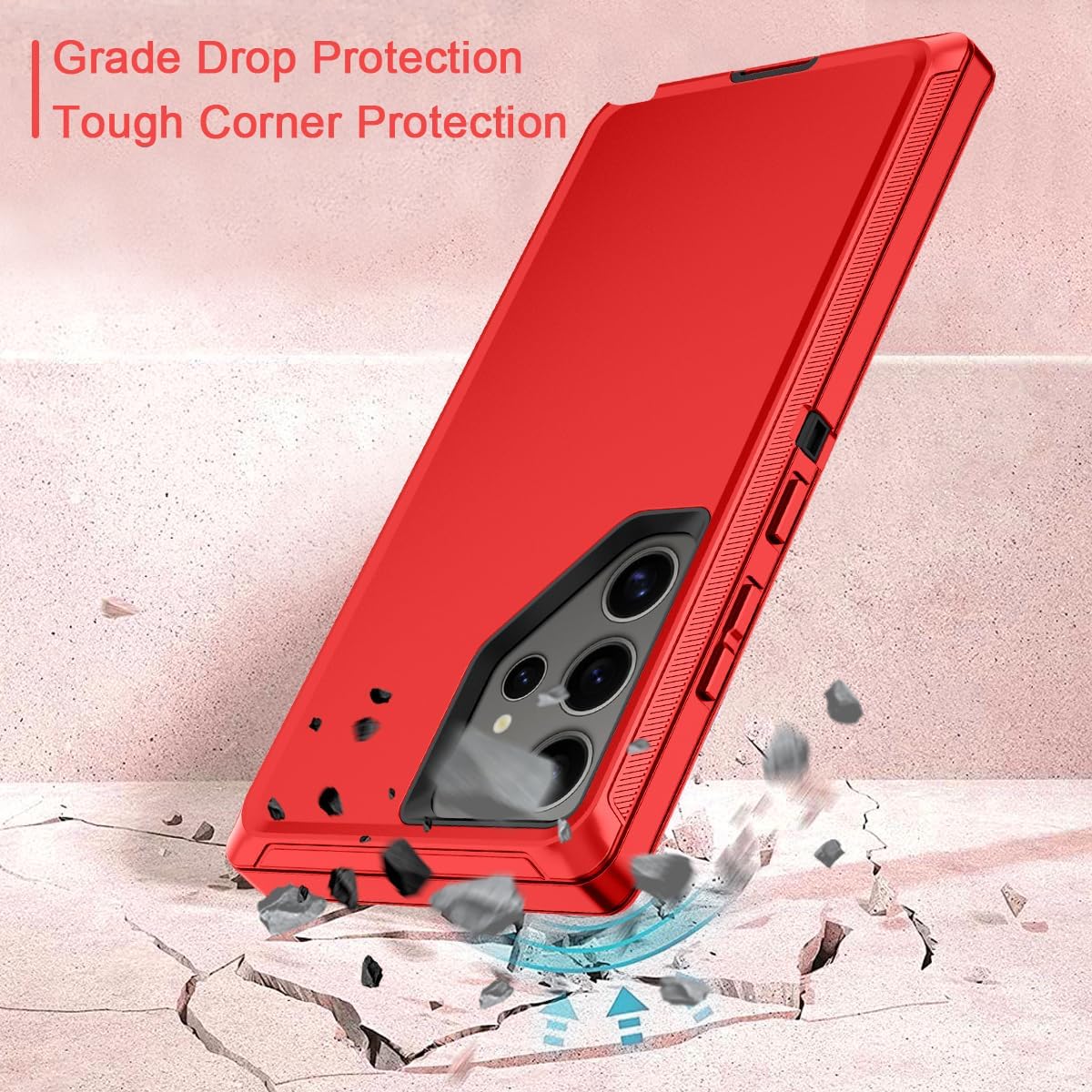 For Samsung Galaxy S25 S25 Plus Ultra Shockproof Heavy Duty Holster Case Cover with Belt Clip