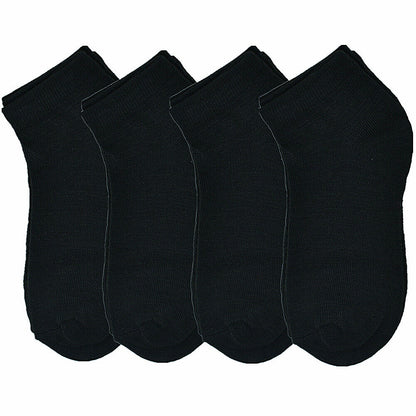 Kids Baby Toddler Solid Plain Ankle Boys Girls Socks Cotton Size 0-8