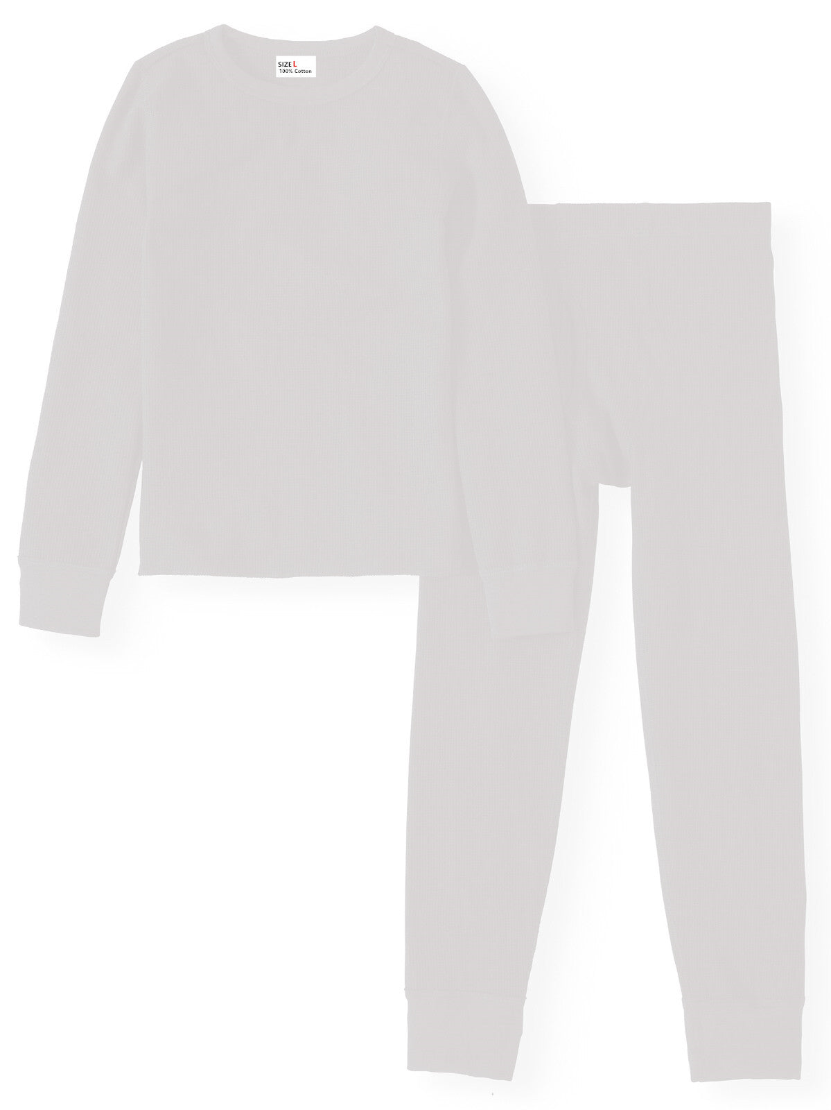 Men's Winter Waffle Knit Thermal Ultra Soft Long Johns 100% Cotton Underwear Set