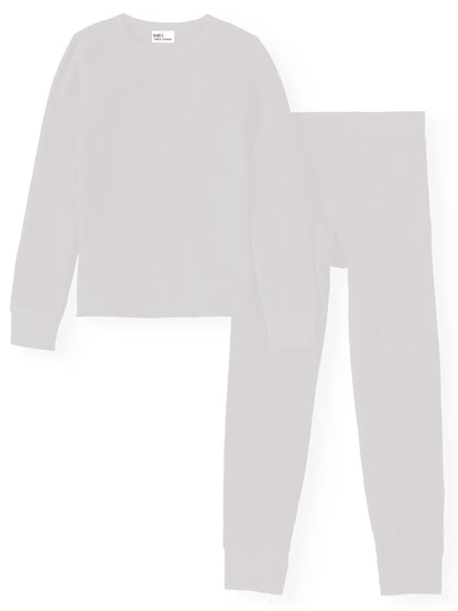 Men's Winter Waffle Knit Thermal Ultra Soft Long Johns 100% Cotton Underwear Set