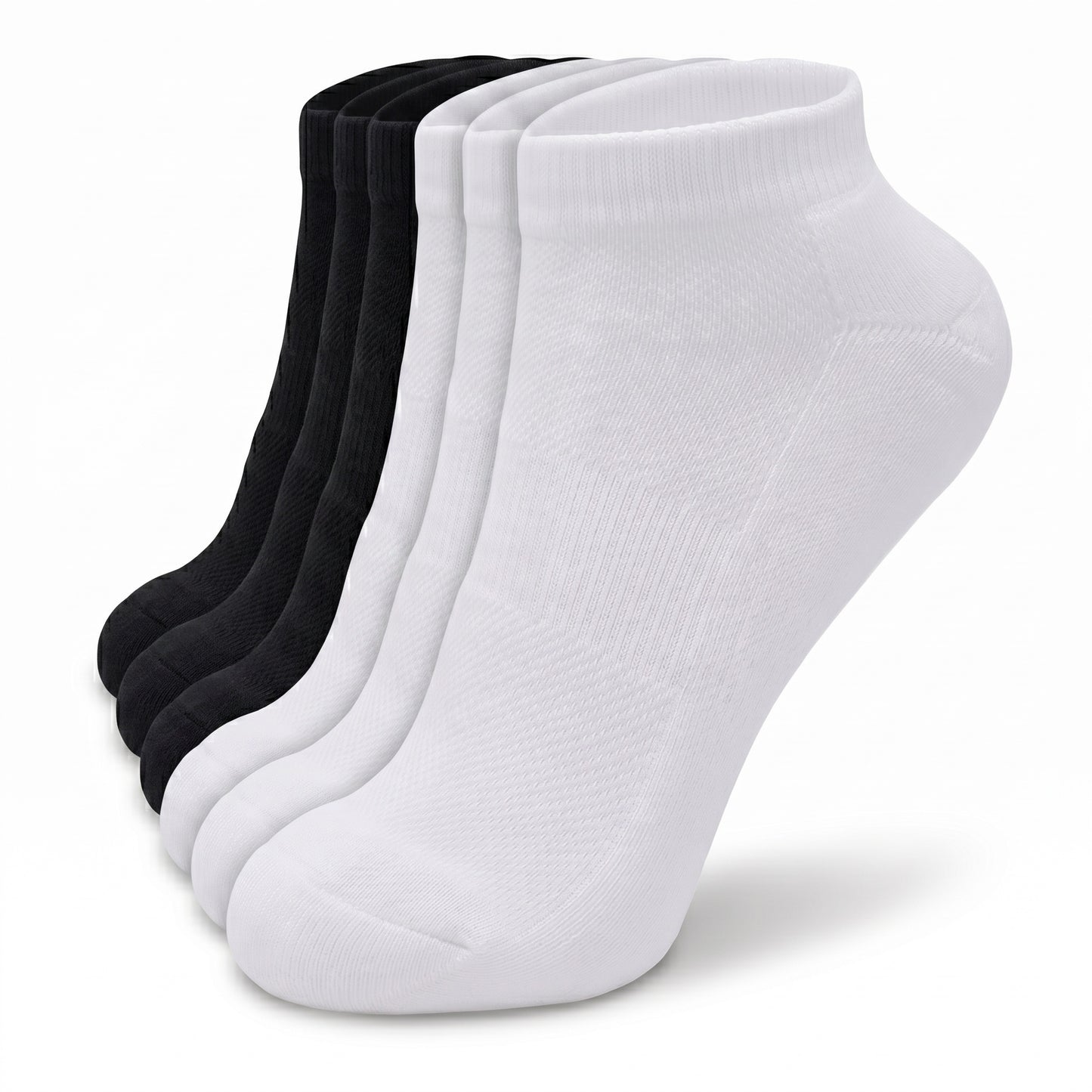Women's 6-12 Pairs Cotton Ankle Athletic Running Socks Low Cut Breathable Cushioned