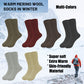 Women's Winter Thermal Merino Wool Heated Warm Thick Crew Socks Size 9-11