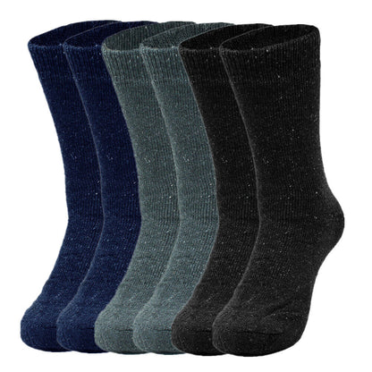 Men's Winter Thermal Heated Boots Warm Wool Cotton Crew Socks Size 10-13