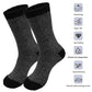 Men's Winter Thermal Heated Boots Warm Work Cotton Crew Socks Size 10-13