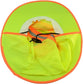 Hi-Vis Reflective Work Safety Boonie Wide Brim Hat High Visibility Cap Neck Flap