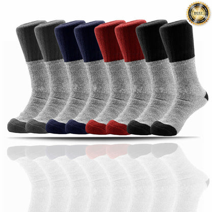 Men's Winter Thermal Heated Thick Heavy Duty Boots Warm Crew Socks 10-15
