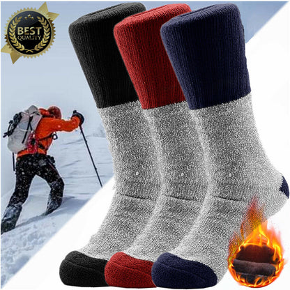 Men's Winter Thermal Heated Thick Heavy Duty Boots Warm Crew Socks 10-15
