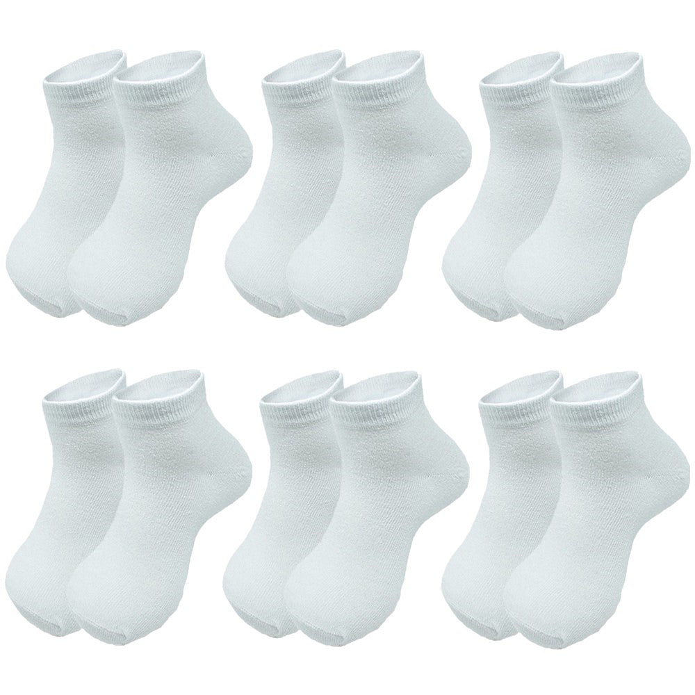 Kids Baby Toddler Solid Plain Ankle Boys Girls Socks Cotton Size 0-8