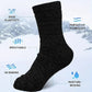 Men's Winter Thermal Merino Wool Heated Extra Warm Thick Crew Socks Size 10-13