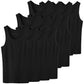 3-12 Packs Men's 100% Cotton A-Shirt Tank Top Ribbed Solid Wife Beater Undershirts