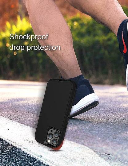 For Apple iPhone 16 16e Pro Max Plus Heavy Duty Shockproof Holster Case Cover with Belt Clip