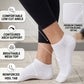 Women's 6-12 Pairs Cotton Ankle Athletic Running Socks Low Cut Breathable Cushioned