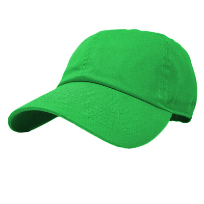Unisex Baseball Cap Polo Style Solid Plain 100% Cotton Blank Dad Hats