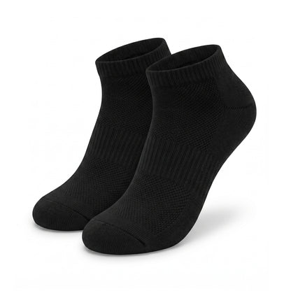Men's 6-12 Pairs Cotton Ankle Athletic Running Socks Low Cut Breathable Cushioned