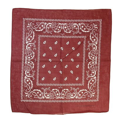 12Pcs Bandanas 100% Cotton Double Sided Paisley Print Head Wrap Scarf