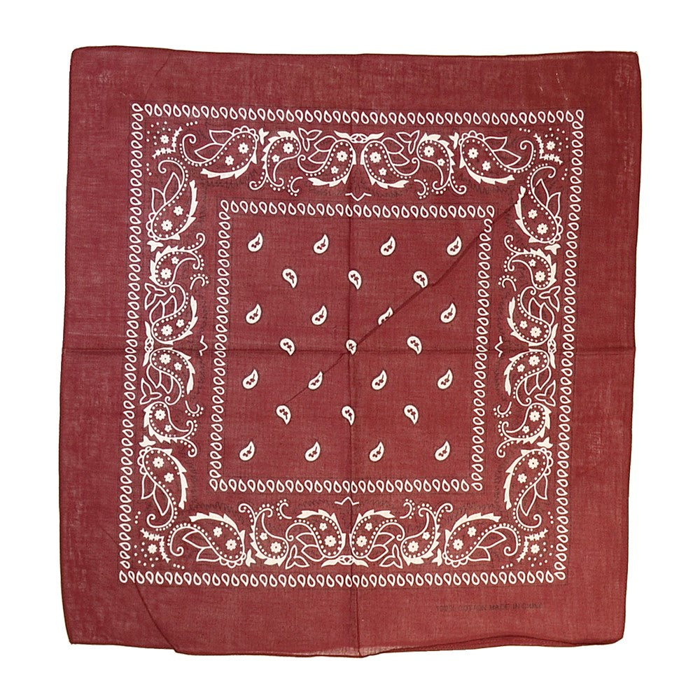 12Pcs Bandanas 100% Cotton Double Sided Paisley Print Head Wrap Scarf