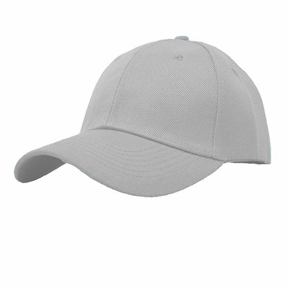Unisex Plain Solid Baseball Cap Blank Curved Sun Visor Army Ball Hat