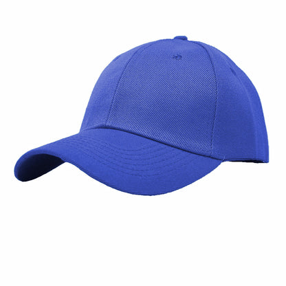 Unisex Plain Solid Baseball Cap Blank Curved Sun Visor Army Ball Hat