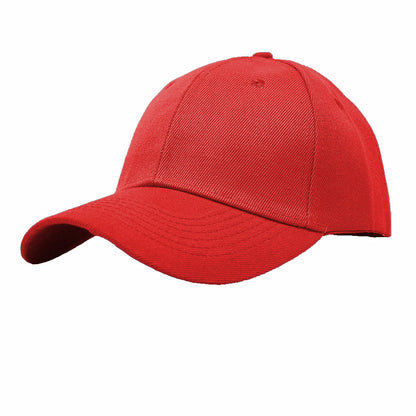 Unisex Plain Solid Baseball Cap Blank Curved Sun Visor Army Ball Hat