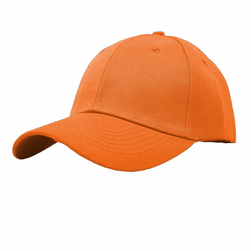 Unisex Plain Solid Baseball Cap Blank Curved Sun Visor Army Ball Hat
