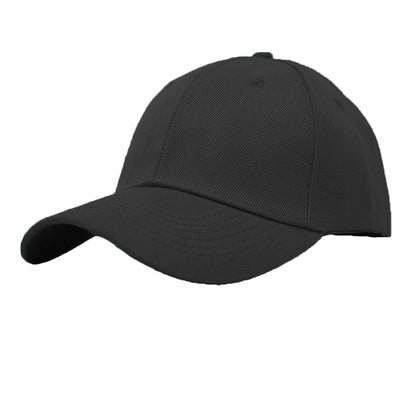 Unisex Plain Solid Baseball Cap Blank Curved Sun Visor Army Ball Hat