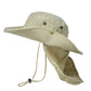 Unisex Bucket Boonie Hat Neck Flap Sun Visor Safari Cover Big Brim Cap