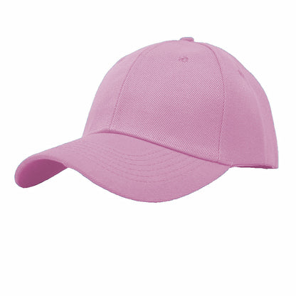 Unisex Plain Solid Baseball Cap Blank Curved Sun Visor Army Ball Hat