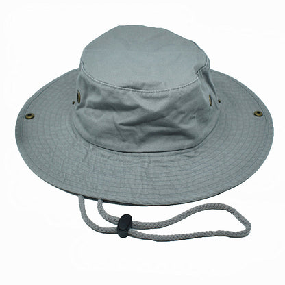 Unisex Boonie Bucket Hat Wide Brim 100% Cotton Sun Safari Fishing Caps
