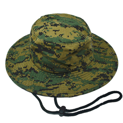 Unisex Boonie Bucket Hat Wide Brim 100% Cotton Sun Safari Fishing Caps