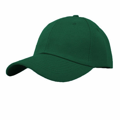 Unisex Plain Solid Baseball Cap Blank Curved Sun Visor Army Ball Hat