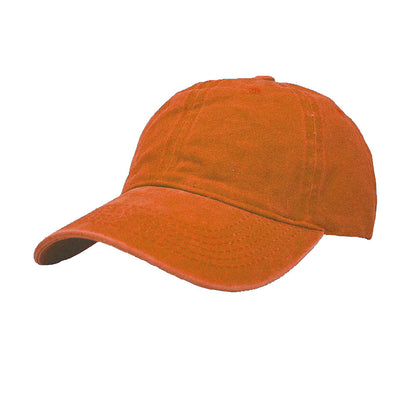 Unisex Solid Dyed Washed 100% Cotton Polo Style Baseball Dad Cap Hats