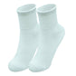 Women's High Quality Cotton Cushioned White Ankle Crew Socks Size 9-11