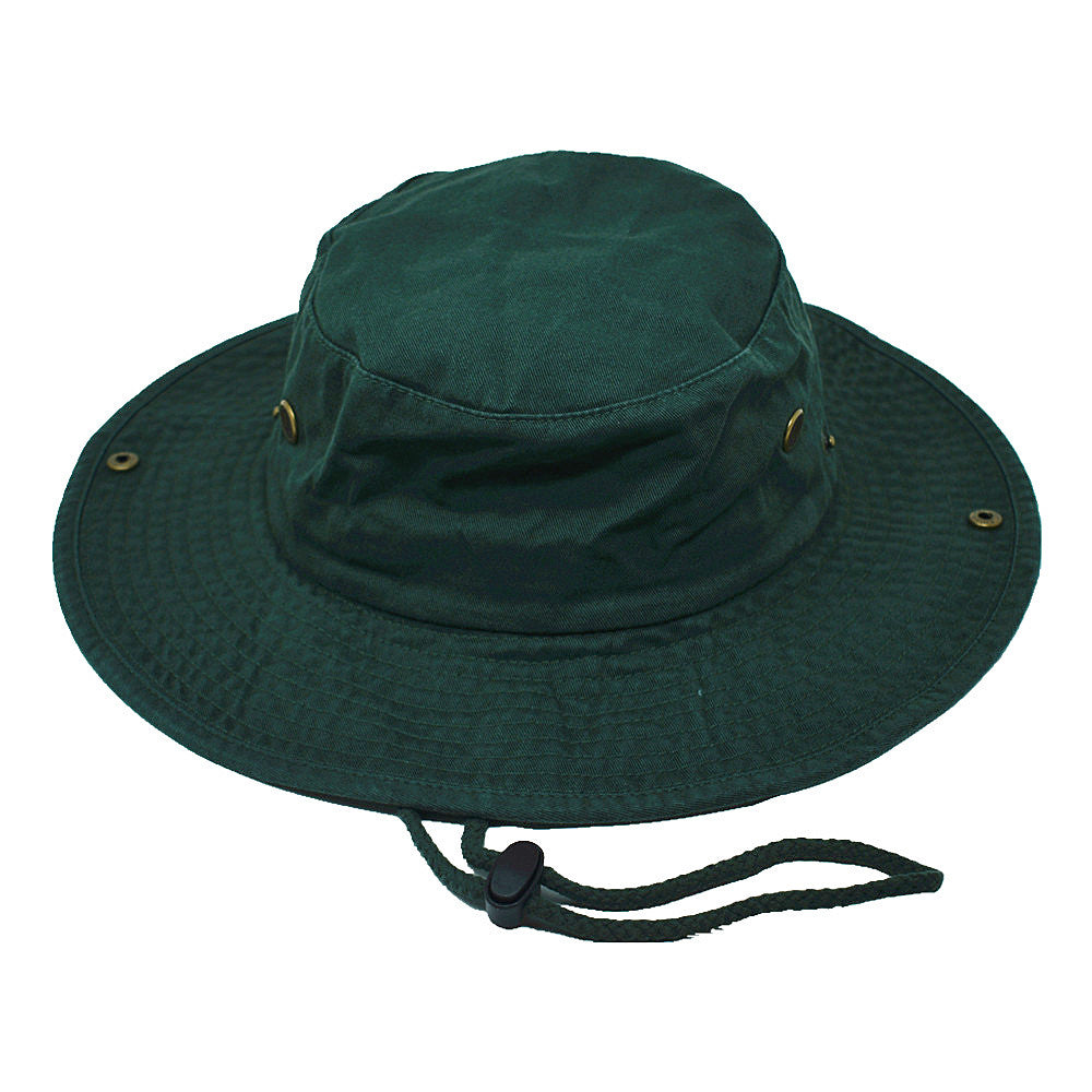 Hatiis Sun Hats for Men and Women Wide Brim Fishing Bucket Hat with String  - 財布、帽子、ファッション小物